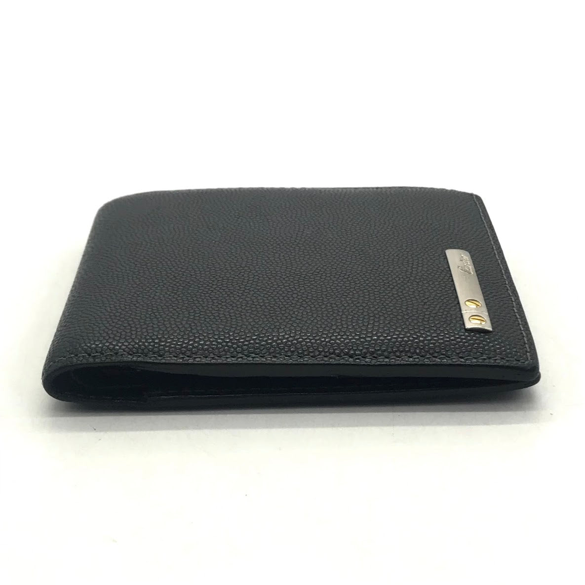 CARTIER | カルティエ サントス 二つ折り財布 ブラック【倉吉店】