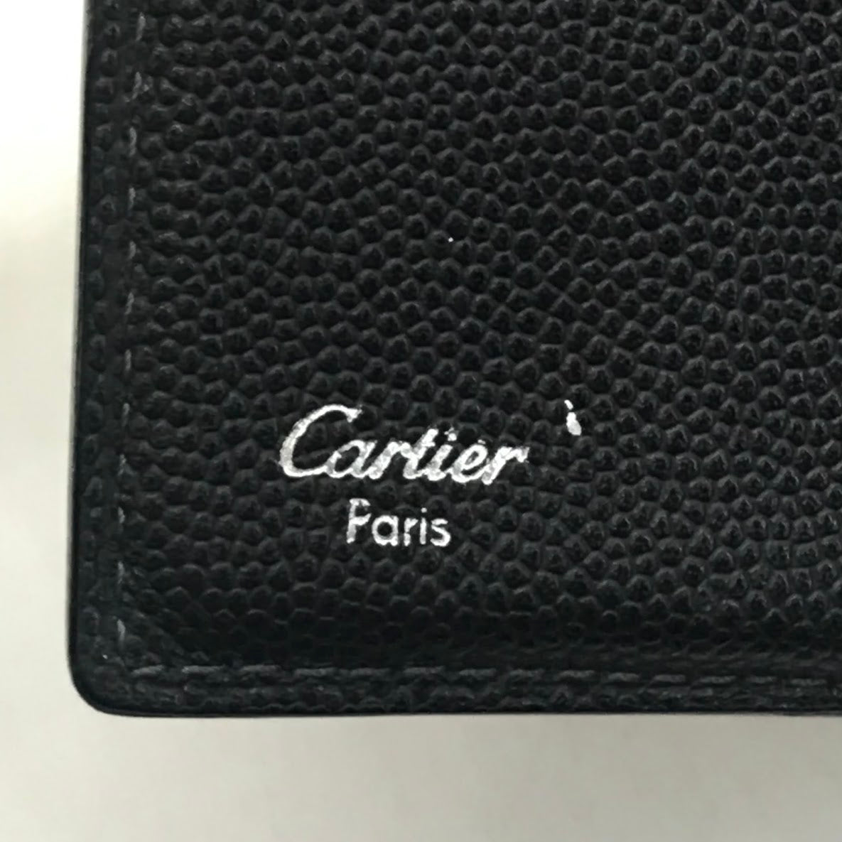 CARTIER | カルティエ サントス 二つ折り財布 ブラック【倉吉店】