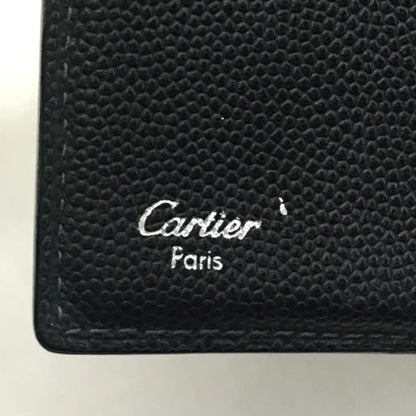 CARTIER | カルティエ サントス 二つ折り財布 ブラック【倉吉店】