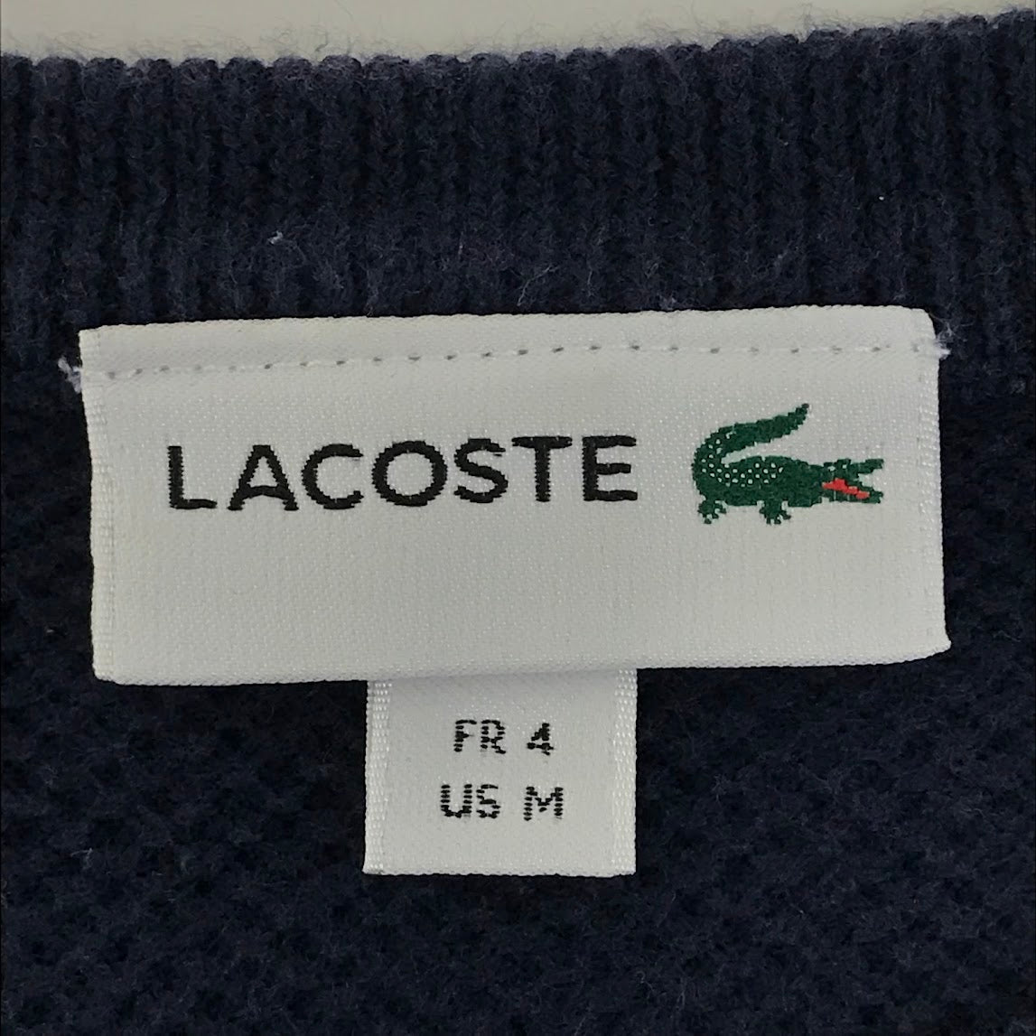 LACOSTE | ラコステ UN CROCODILE ニット ネイビー サイズ：M【倉吉店】