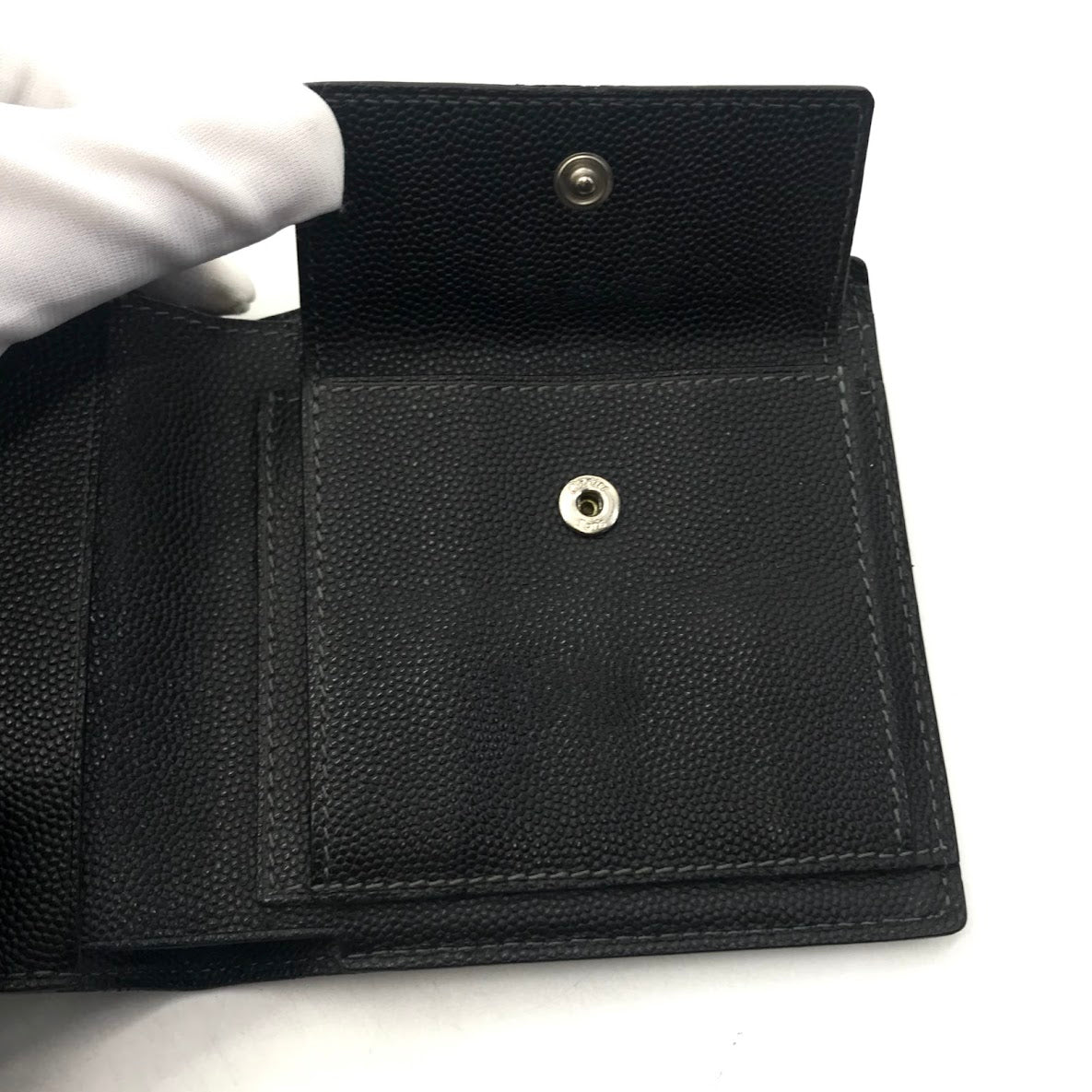 CARTIER | カルティエ サントス 二つ折り財布 ブラック【倉吉店】