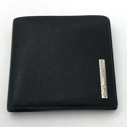 CARTIER | カルティエ サントス 二つ折り財布 ブラック【倉吉店】