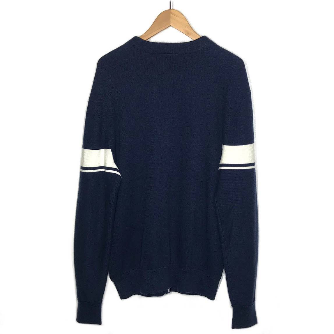 LACOSTE | ラコステ L/S Heritage France Milano Crew Neck Sweater ｻｲｽﾞ:US/M カーディガン AH4562 ネイビー【倉吉店】