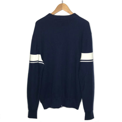 LACOSTE | ラコステ L/S Heritage France Milano Crew Neck Sweater ｻｲｽﾞ:US/M カーディガン AH4562 ネイビー【倉吉店】