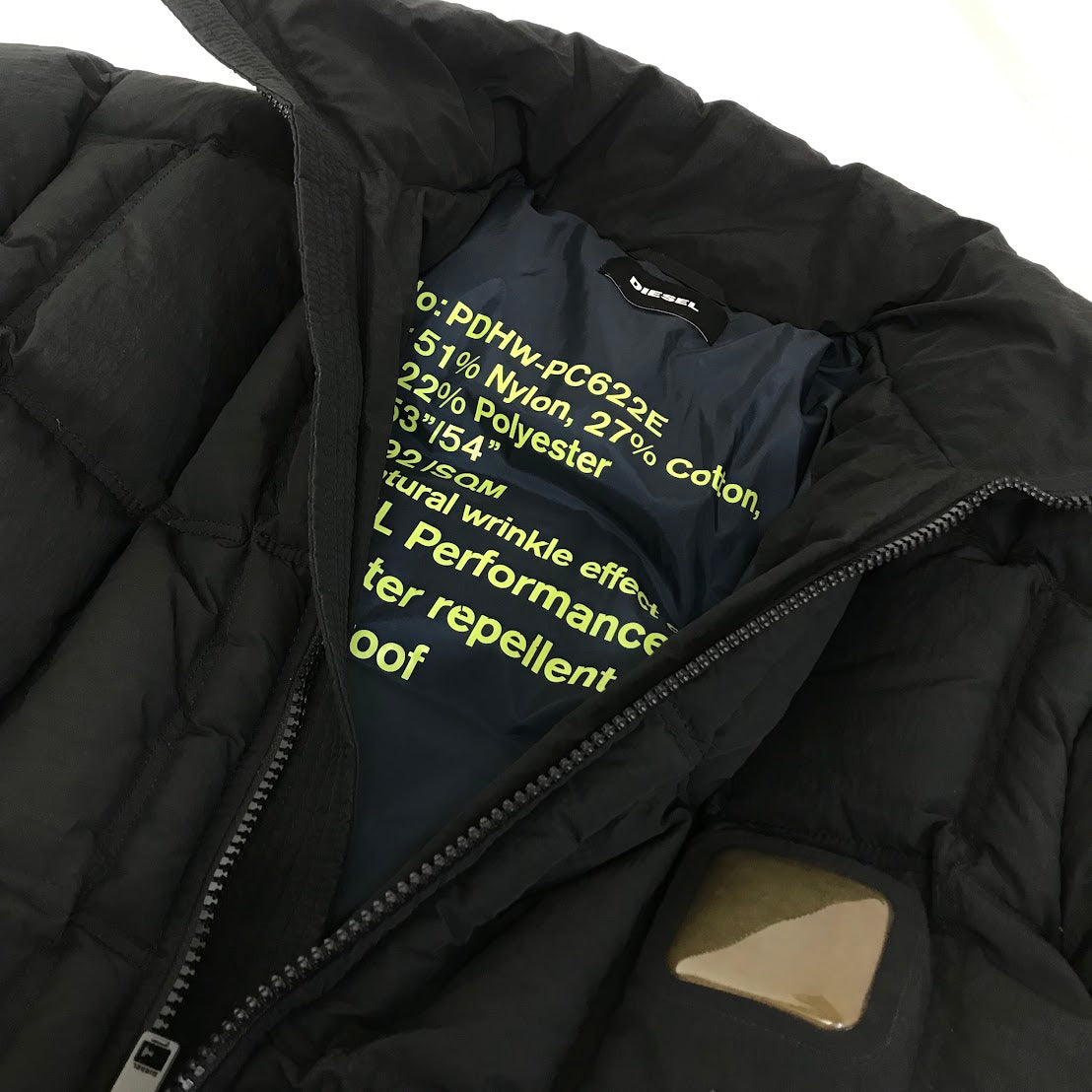 DIESEL | ディーゼル ダウンジャケット 00SWEN-W-PETR-0DAVV ブラック サイズ：M【倉吉店】