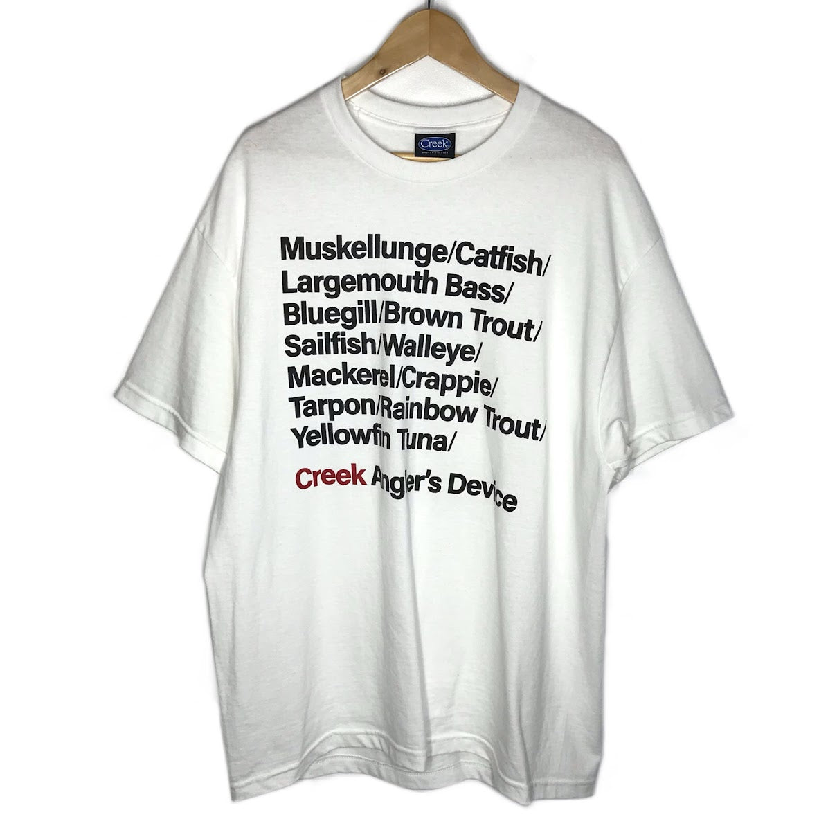 Creek Angler's Device | クリークアングラーズデバイス Fleld Guide Tee 半袖Ｔシャツ ホワイト サイズ：XL【倉吉店】【代金引換不可・日時指定不可】【ポスト投函】