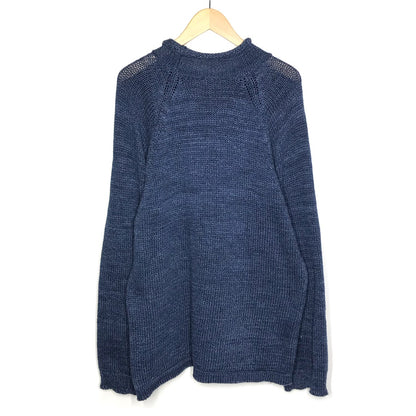BLUEST OVERALLS｜ザ ブルーエスト オーバーオール　ROLL’N KNIT モックネックコットンニット ニット TBO-0036 ネイビー サイズ：XL【倉吉店】