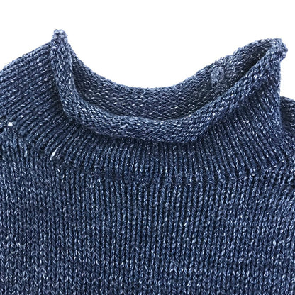 BLUEST OVERALLS｜ザ ブルーエスト オーバーオール　ROLL’N KNIT モックネックコットンニット ニット TBO-0036 ネイビー サイズ：XL【倉吉店】