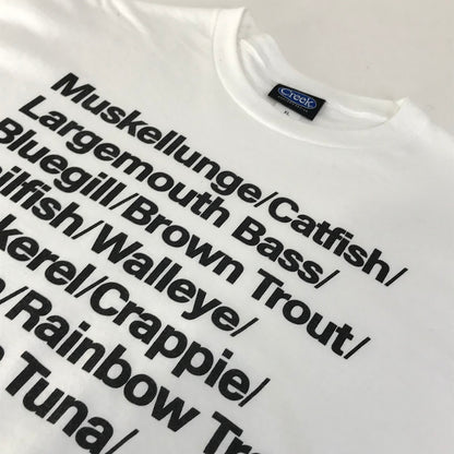 Creek Angler's Device | クリークアングラーズデバイス Fleld Guide Tee 半袖Ｔシャツ ホワイト サイズ：XL【倉吉店】【代金引換不可・日時指定不可】【ポスト投函】