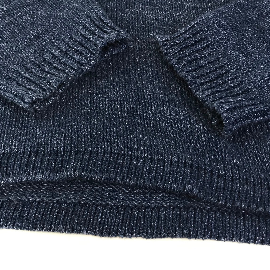 BLUEST OVERALLS｜ザ ブルーエスト オーバーオール　ROLL’N KNIT モックネックコットンニット ニット TBO-0036 ネイビー サイズ：XL【倉吉店】