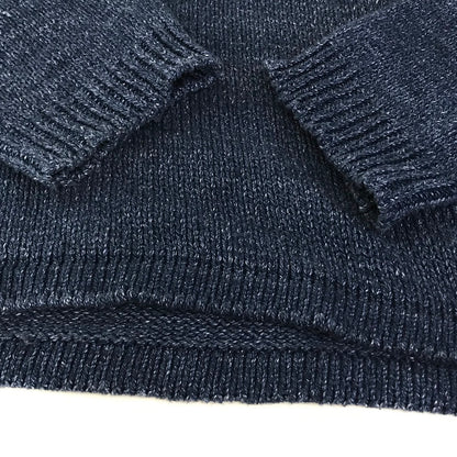 BLUEST OVERALLS｜ザ ブルーエスト オーバーオール　ROLL’N KNIT モックネックコットンニット ニット TBO-0036 ネイビー サイズ：XL【倉吉店】