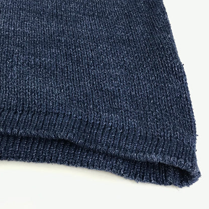BLUEST OVERALLS｜ザ ブルーエスト オーバーオール　ROLL’N KNIT モックネックコットンニット ニット TBO-0036 ネイビー サイズ：XL【倉吉店】