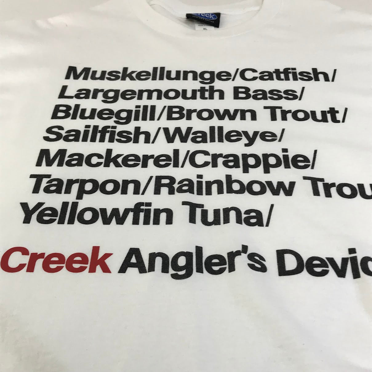 Creek Angler's Device | クリークアングラーズデバイス Fleld Guide Tee 半袖Ｔシャツ ホワイト サイズ：XL【倉吉店】【代金引換不可・日時指定不可】【ポスト投函】