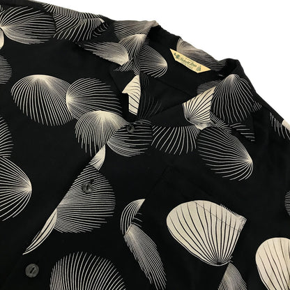 schott | ショット 25SS RAYON SHIRT SHELL 総柄 半袖シャツ 782-5123015 ブラック サイズ：XXL【倉吉店】