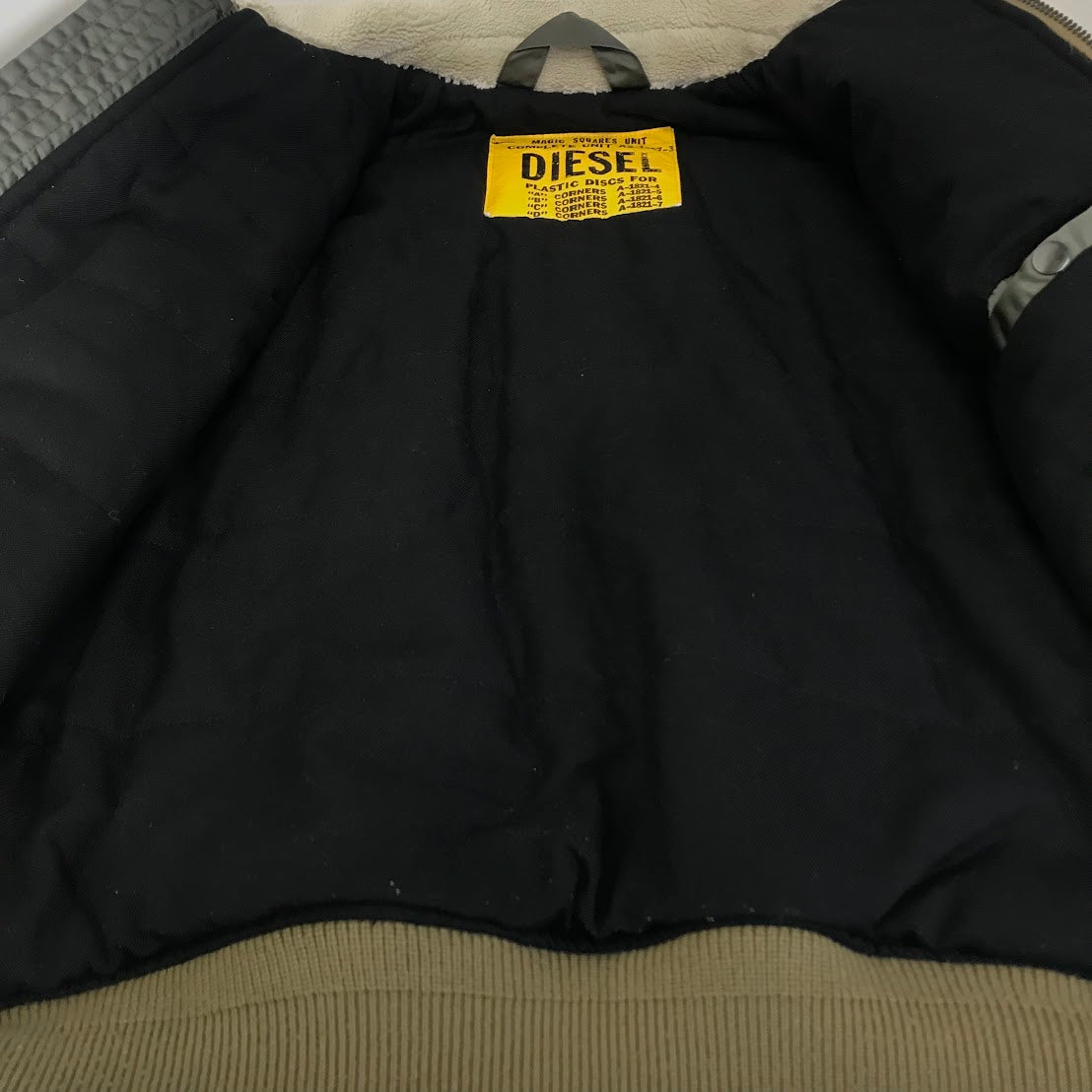 DIESEL | ディーゼル W-FEDOVIK GIACCA MA-1 ブルゾン ミリタリージャケット 00SWEP-W-FEDOVIK-0TAQF カーキ サイズ：M【倉吉店】