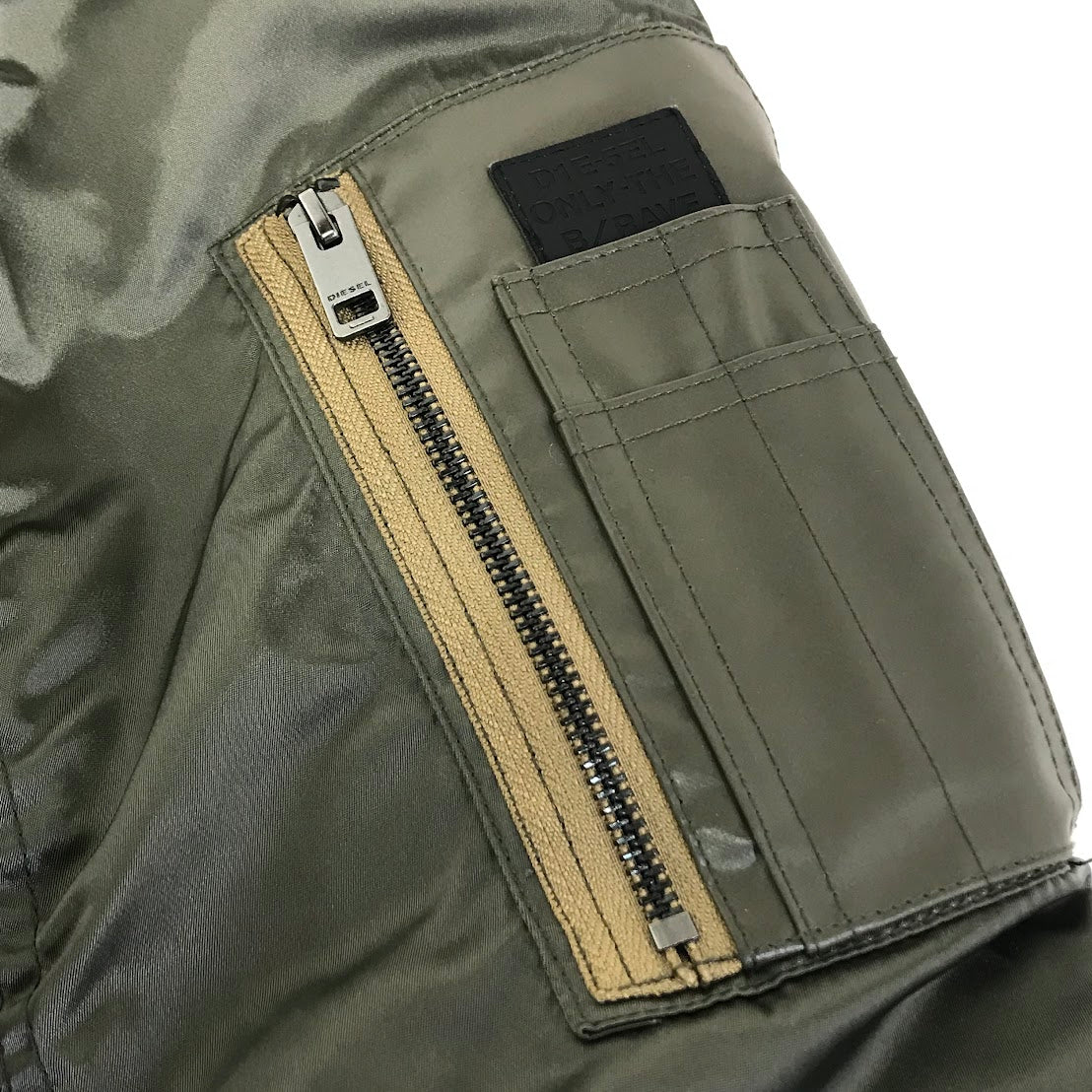 DIESEL | ディーゼル W-FEDOVIK GIACCA MA-1 ブルゾン ミリタリージャケット 00SWEP-W-FEDOVIK-0TAQF カーキ サイズ：M【倉吉店】