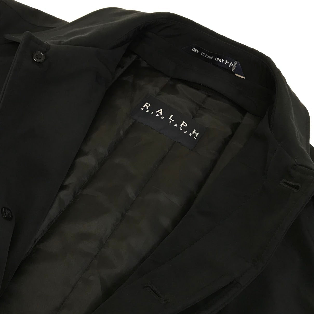 RALPH LAUREN | ラルフローレン ライナー付き ステンカラーコート ブラック サイズ：M【倉吉店】