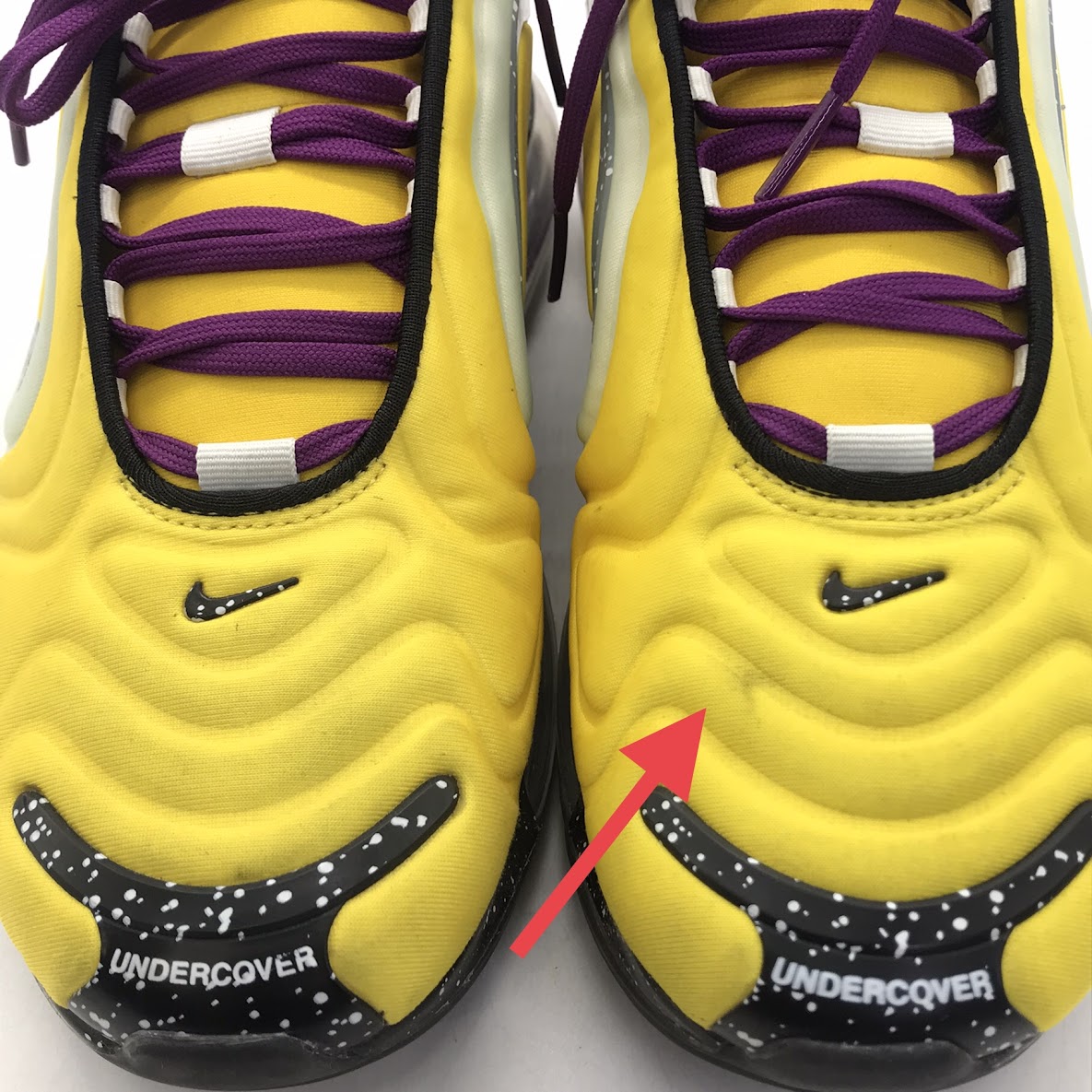 NIKE | ナイキ × UNDERCOVER(アンダーカバー) AIR MAX 720 スニーカー CN2408-700 イエロー 27cm【倉吉店】