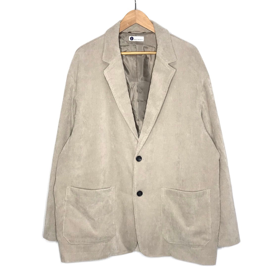 BEAUTY & YOUTH UNITED ARROWS | ビューティーアンドユースユナイテッドアローズ コーデュロイセットアップ セットアップ 1223-604-0017 ベージュ サイズ：L【倉吉店】