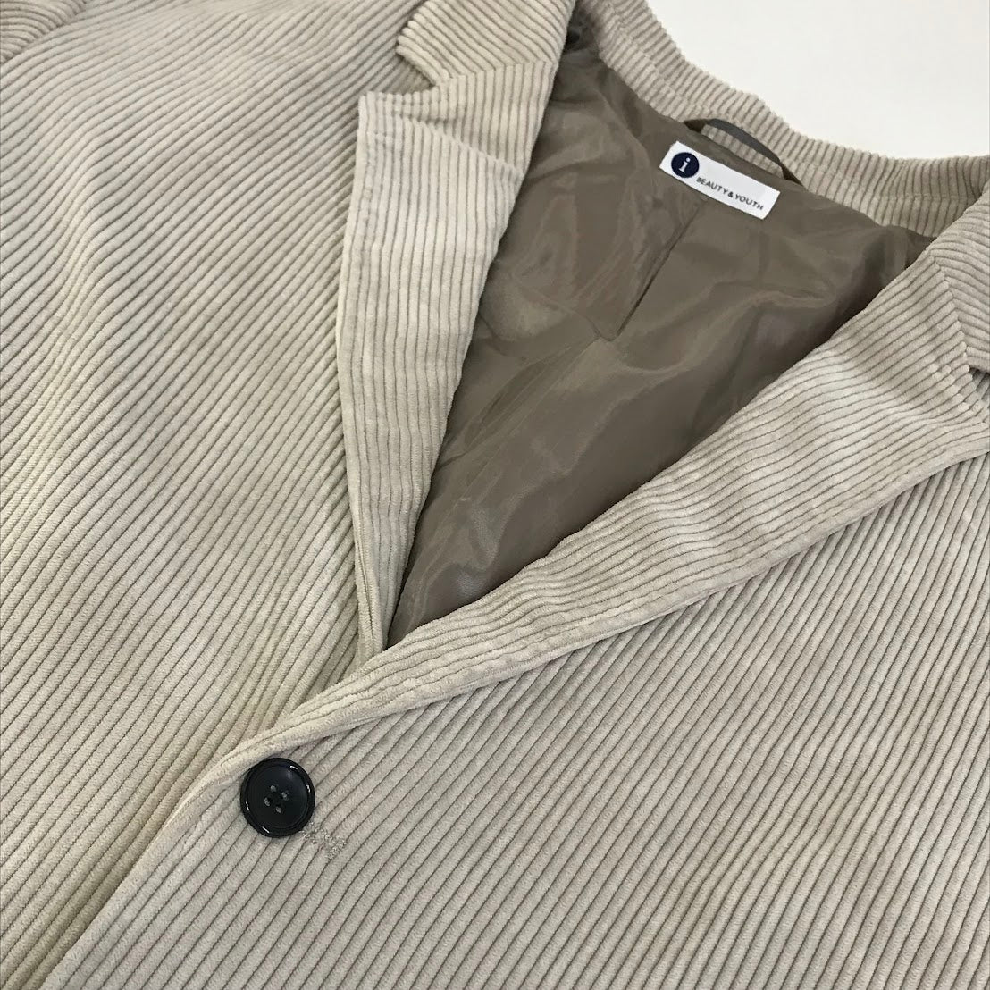 BEAUTY & YOUTH UNITED ARROWS | ビューティーアンドユースユナイテッドアローズ コーデュロイセットアップ セットアップ 1223-604-0017 ベージュ サイズ：L【倉吉店】