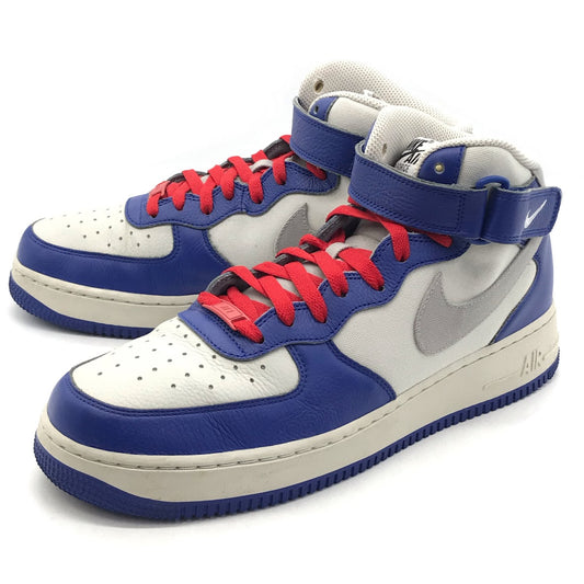 NIKE | ナイキ AIR FORCE 1 MID BY YOU スニーカー DV3908-900 ブルー 28cm【倉吉店】