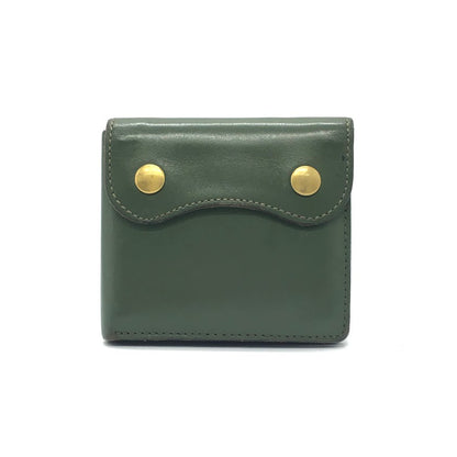 Jamale | ジャマレ　レザー 二つ折り財布 グリーン【倉吉店】