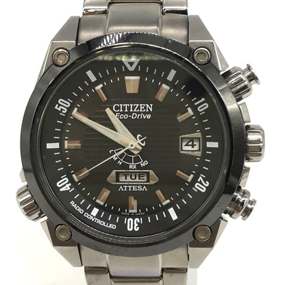 CITIZEN | シチズン ECO-DRIVE/ATTESA アナログ電波ソーラー 腕時計 H106-T013414 シルバー【倉吉店】