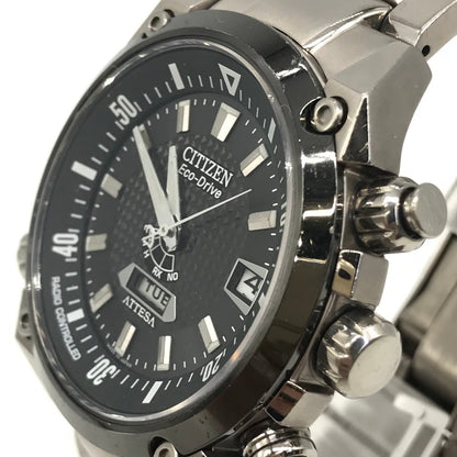 CITIZEN | シチズン ECO-DRIVE/ATTESA アナログ電波ソーラー 腕時計 H106-T013414 シルバー【倉吉店】