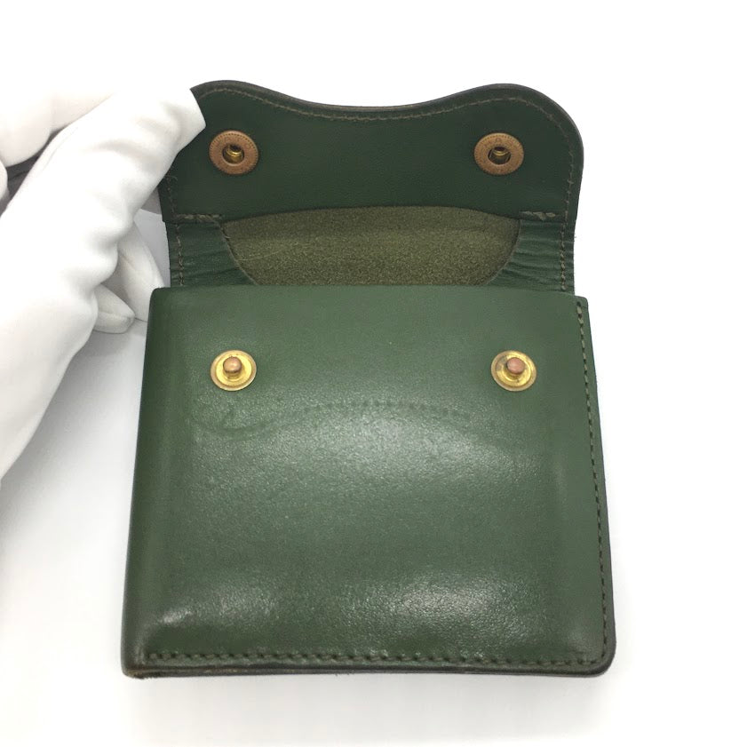 Jamale | ジャマレ　レザー 二つ折り財布 グリーン【倉吉店】