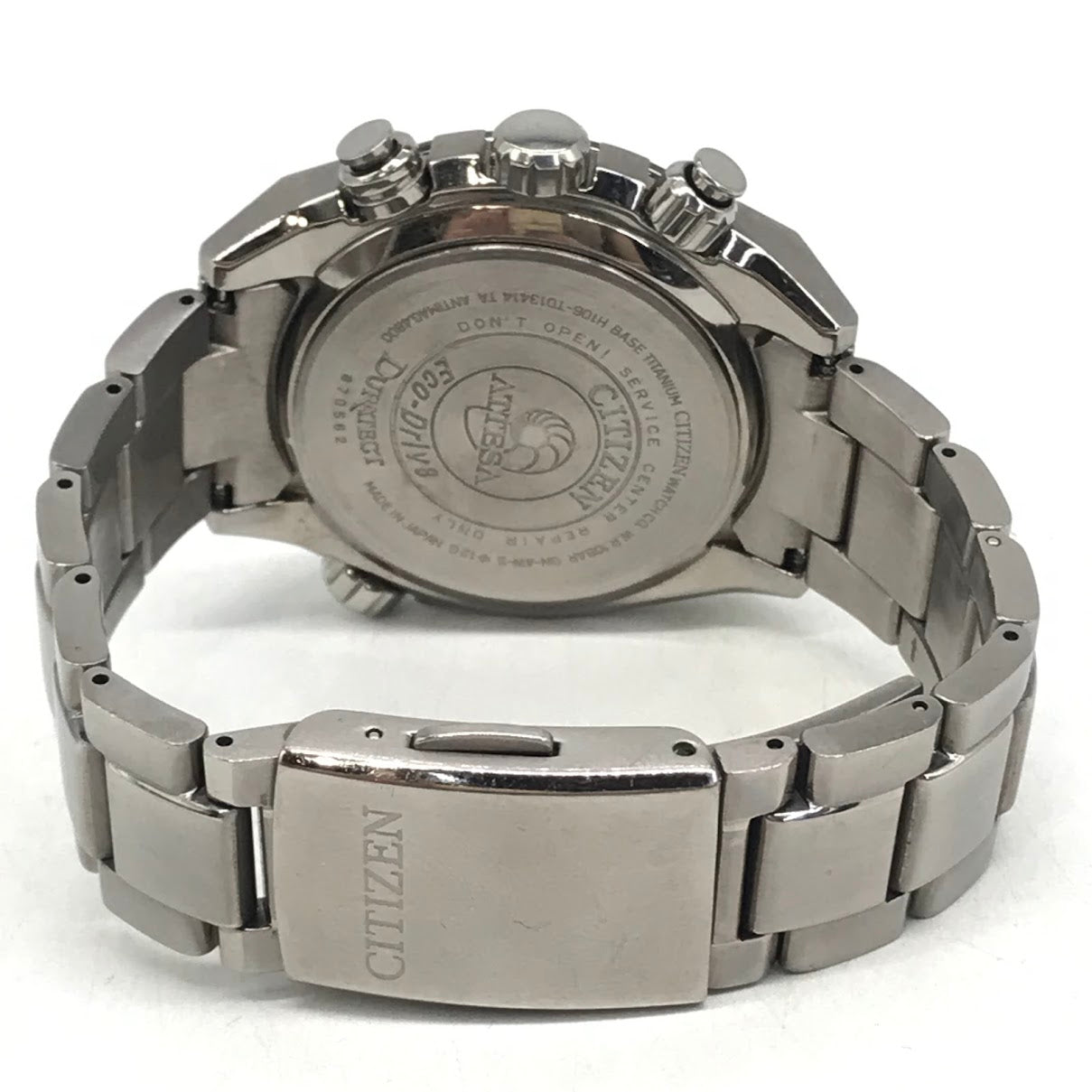 CITIZEN | シチズン ECO-DRIVE/ATTESA アナログ電波ソーラー 腕時計 H106-T013414 シルバー【倉吉店】