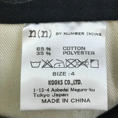 NUMBER(N)INE | ナンバーナイン × Dickies(ディッキーズ) チノパンツ ブラック サイズ：4【倉吉店】