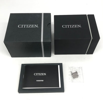 CITIZEN | シチズン ATTESA アナログ電波ソーラー 腕時計 H100-R007556/AT6040-58A シルバー【倉吉店】