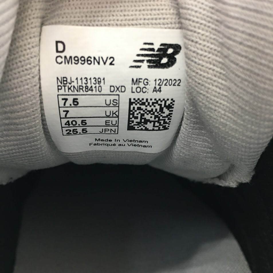NEW BALANCE | ニューバランス スニーカー CM996NV2 ネイビー 25.5cm【倉吉店】