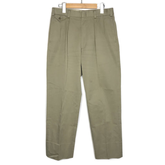 J.PRESS | ジェイプレス NEW ENGLAND ツータックチノパンツ サイズ:79 パンツ 0215-PROV-NA-0222 カーキ【倉吉店】