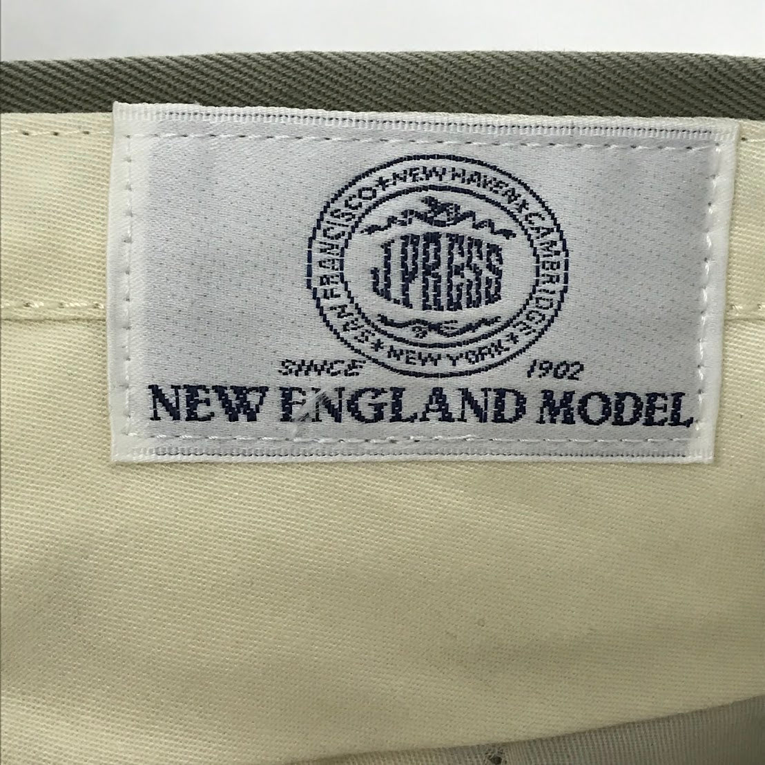 J.PRESS | ジェイプレス NEW ENGLAND ツータックチノパンツ サイズ:79 パンツ 0215-PROV-NA-0222 カーキ【倉吉店】
