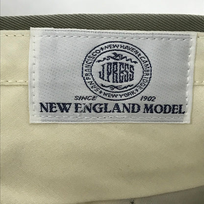 J.PRESS | ジェイプレス NEW ENGLAND ツータックチノパンツ サイズ:79 パンツ 0215-PROV-NA-0222 カーキ【倉吉店】