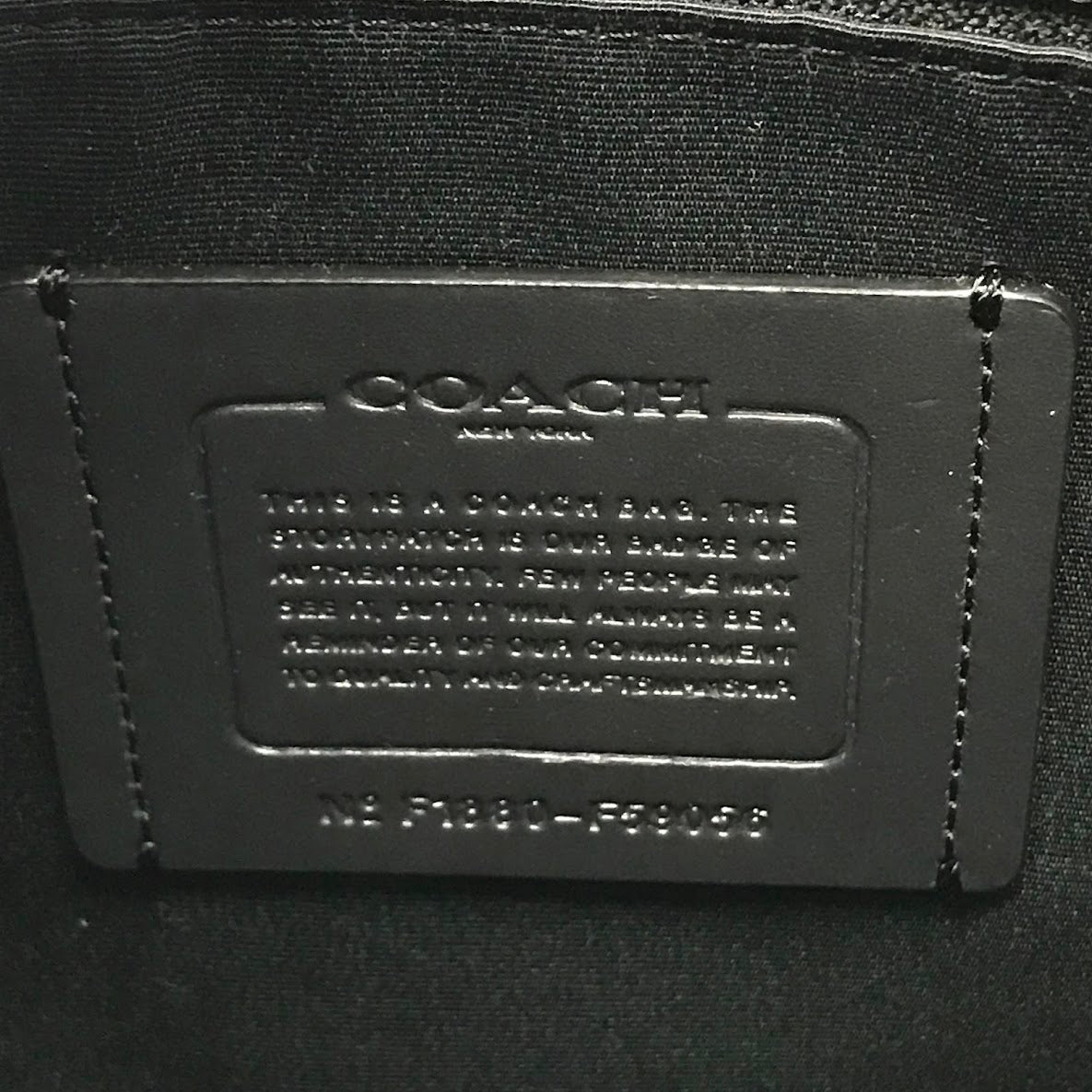 COACH | コーチ メトロポリタン ブリーフケース F59056 ブラック【倉吉店】