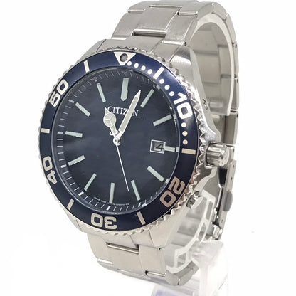 CITIZEN | シチズン エコドライブ ダイバーズ アナログ電波ソーラー 腕時計 H416-S064619 ネイビー【倉吉店】