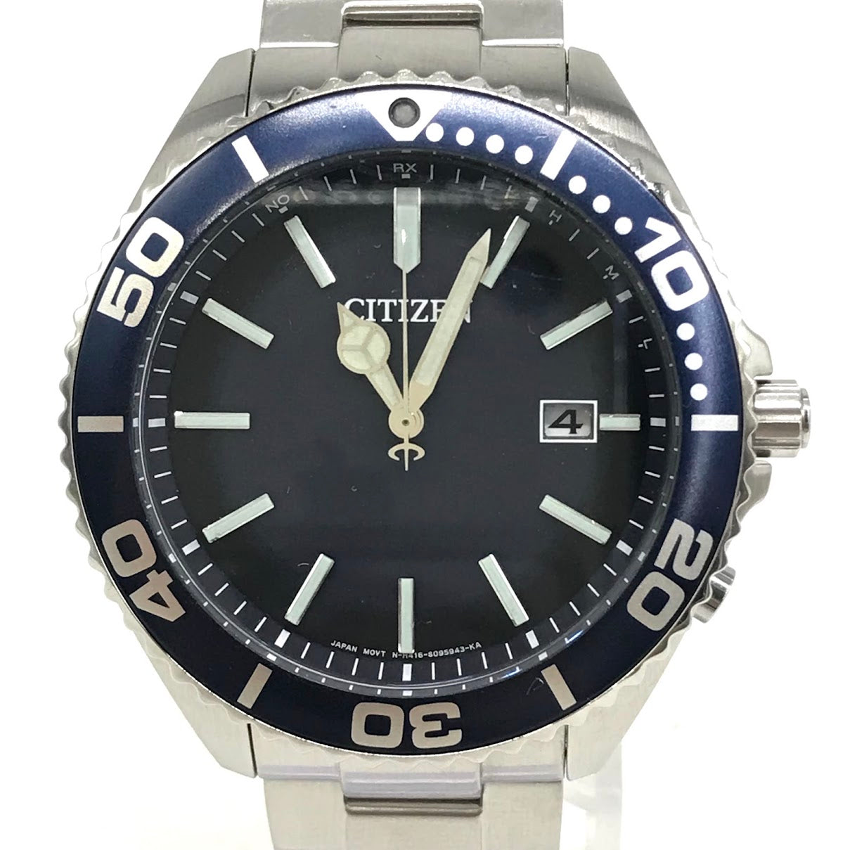 CITIZEN | シチズン エコドライブ ダイバーズ アナログ電波ソーラー 腕時計 H416-S064619 ネイビー【倉吉店】