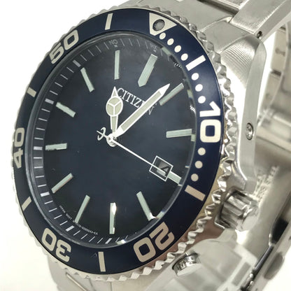CITIZEN | シチズン エコドライブ ダイバーズ アナログ電波ソーラー 腕時計 H416-S064619 ネイビー【倉吉店】