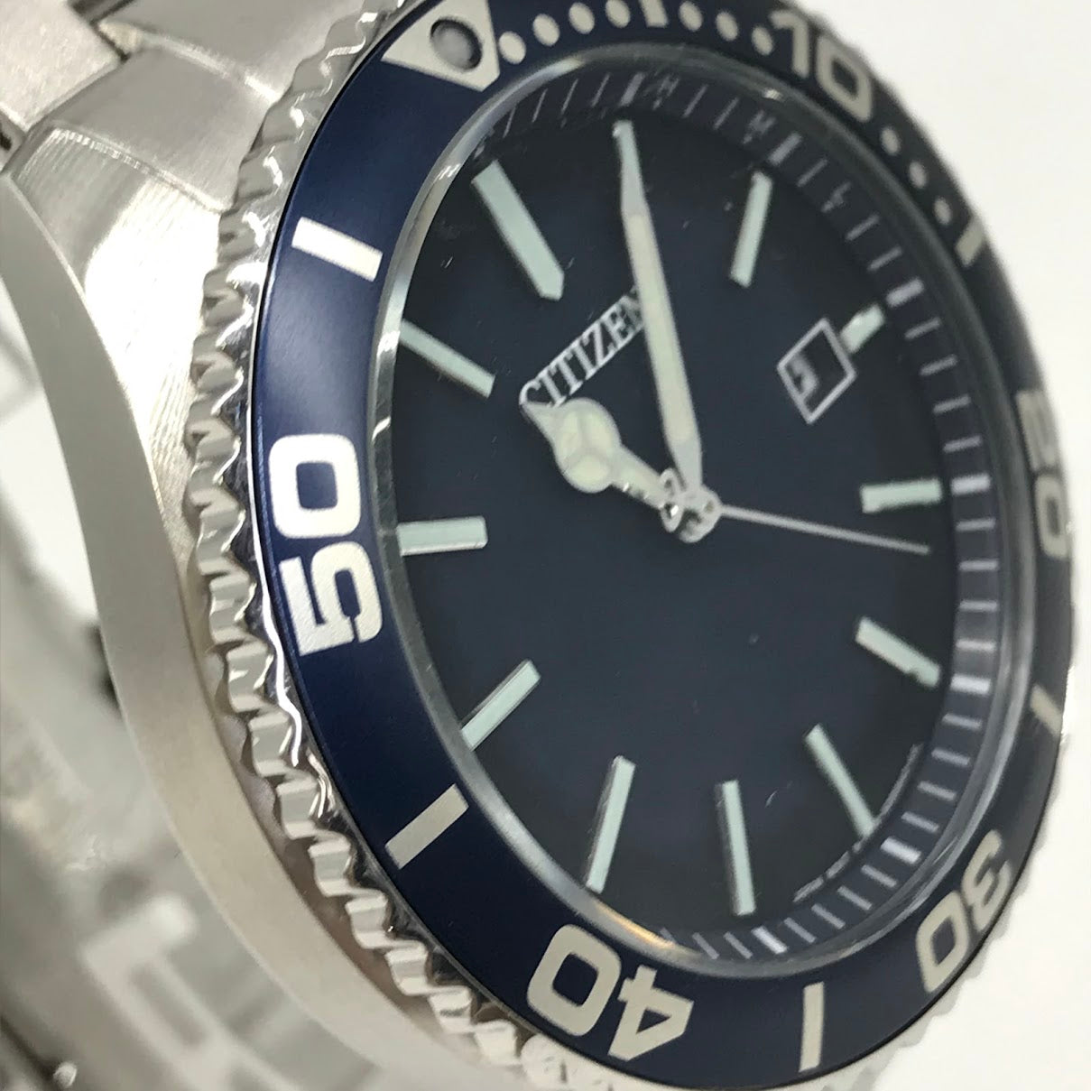 CITIZEN | シチズン エコドライブ ダイバーズ アナログ電波ソーラー 腕時計 H416-S064619 ネイビー【倉吉店】