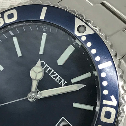 CITIZEN | シチズン エコドライブ ダイバーズ アナログ電波ソーラー 腕時計 H416-S064619 ネイビー【倉吉店】