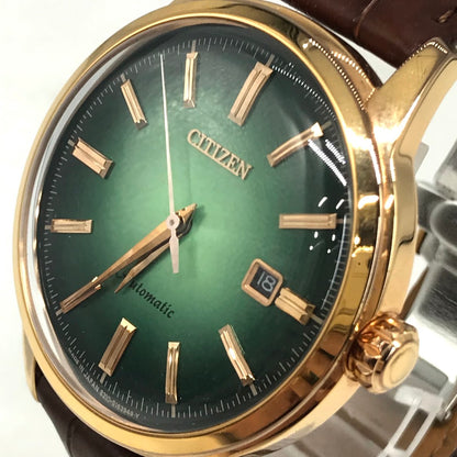 CITIZEN | シチズン メカニカル クラシカルライン アナログ自動巻き 腕時計 NK0002-14W グリーン【倉吉店】