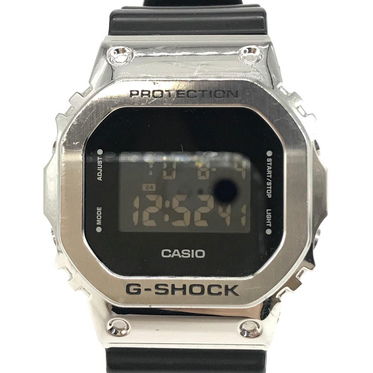 G-SHOCK | ジーショック デジタルクォーツ 腕時計 GM-5600 ブラック×シルバー【倉吉店】