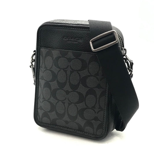 COACH | コーチ サリバン クロスボデイバッグ シグネチャー ショルダーバッグ CC009 ブラック【倉吉店】