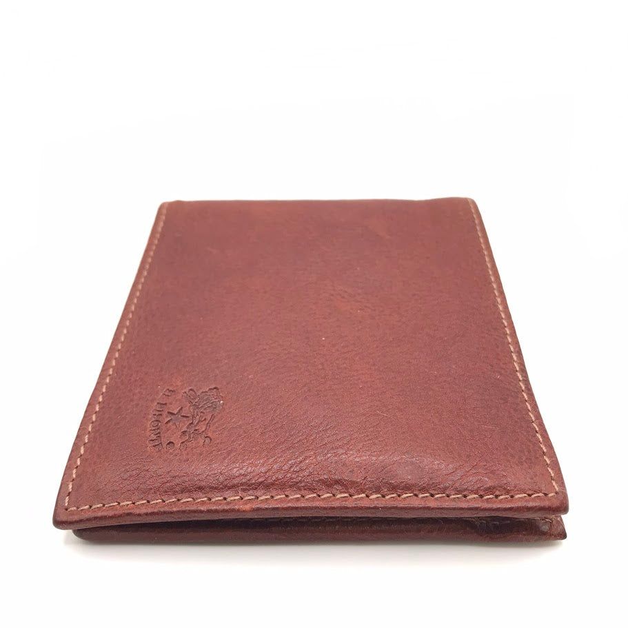 IL BISONTE | イルビゾンテ BI FOLD WALLET CLASSIC レザー 二つ折り財布 SBW007 ブラウン【倉吉店】