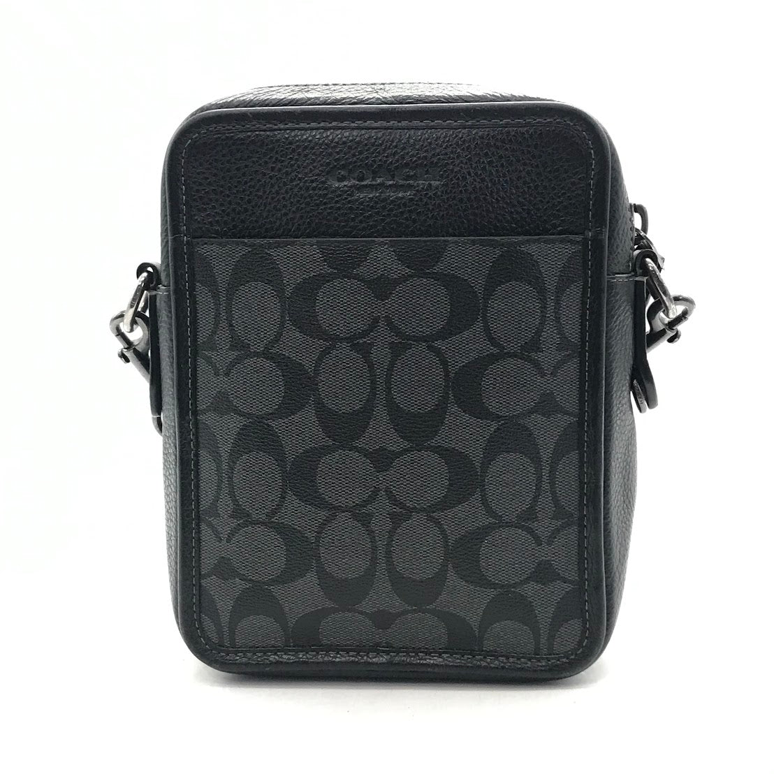 COACH | コーチ サリバン クロスボデイバッグ シグネチャー ショルダーバッグ CC009 ブラック【倉吉店】