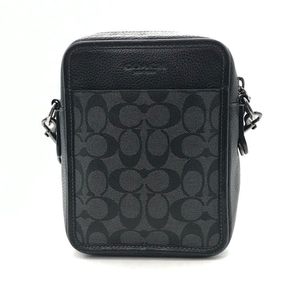 COACH | コーチ サリバン クロスボデイバッグ シグネチャー ショルダーバッグ CC009 ブラック【倉吉店】