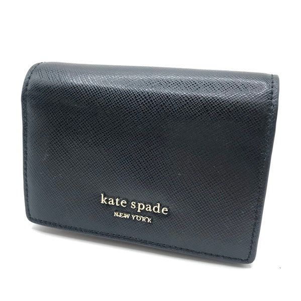 kate spade NEW YORK | ケイトスペードニューヨーク コインケース カードケース 二つ折り財布 PWRU7852 ブラック【倉吉店】