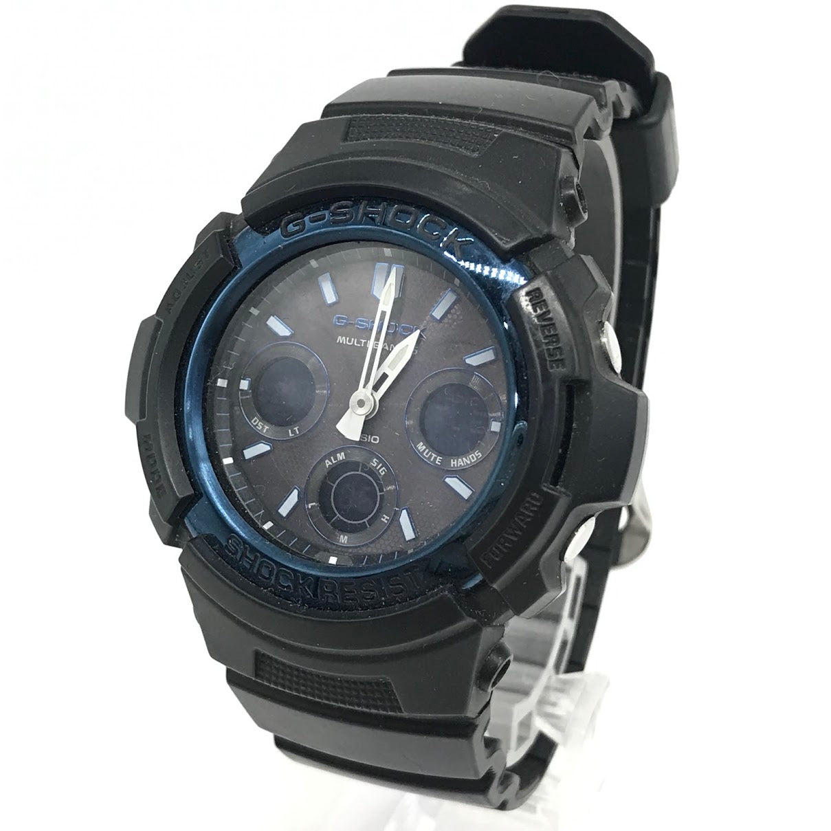 G-SHOCK | ジーショック アナデジ電波ソーラー 腕時計 AWG-M100A ブラック【倉吉店】